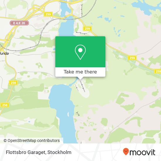 Flottsbro Garaget map