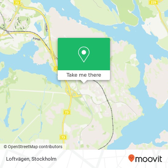 Loftvägen map