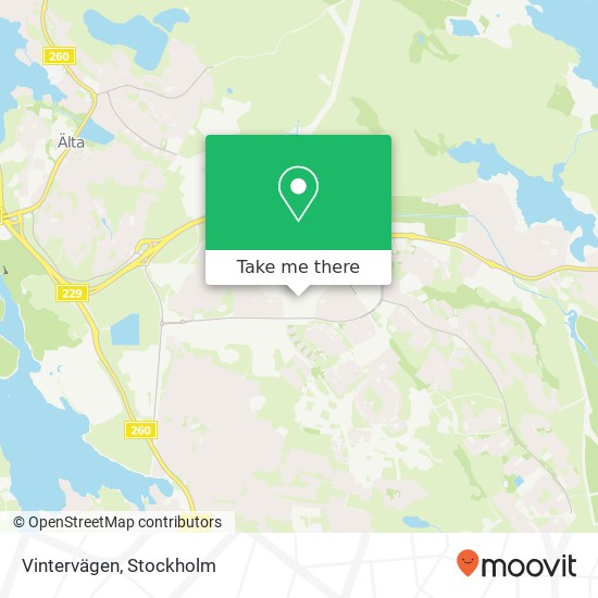 Vintervägen map