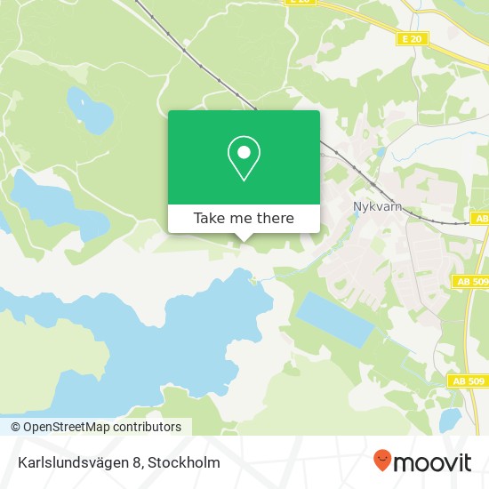 Karlslundsvägen 8 map