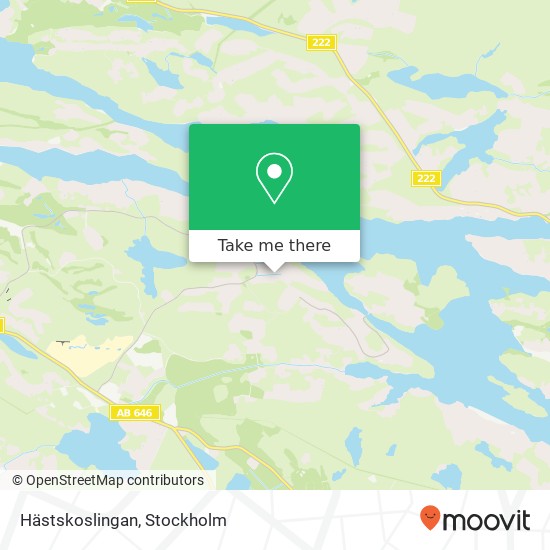 Hästskoslingan map