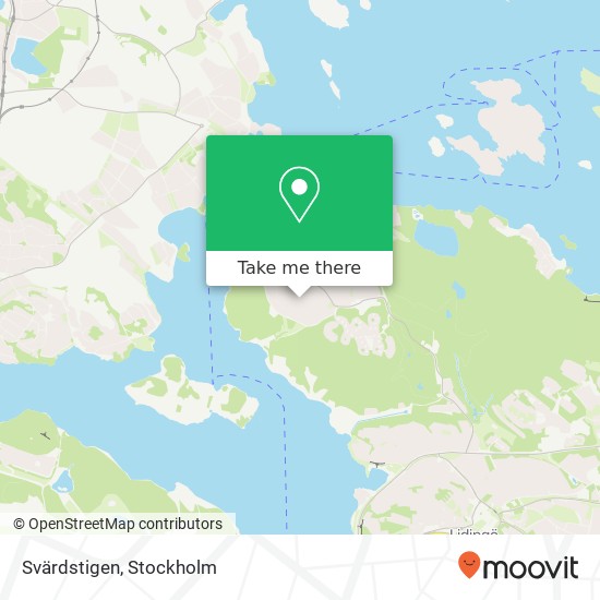 Svärdstigen map