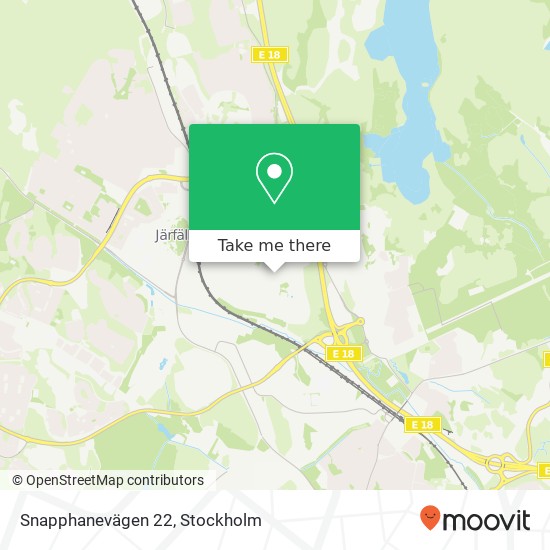 Snapphanevägen 22 map