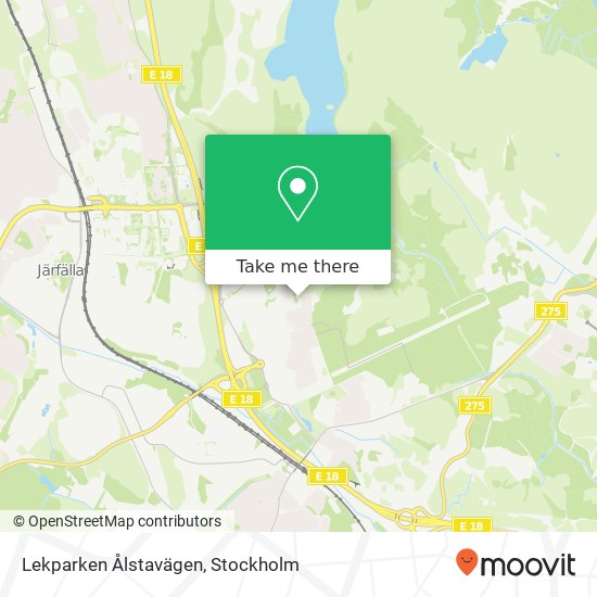 Lekparken Ålstavägen map