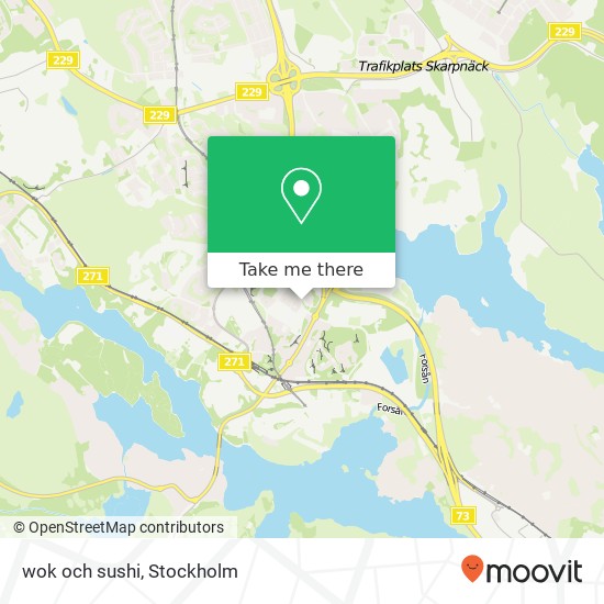 wok och sushi map