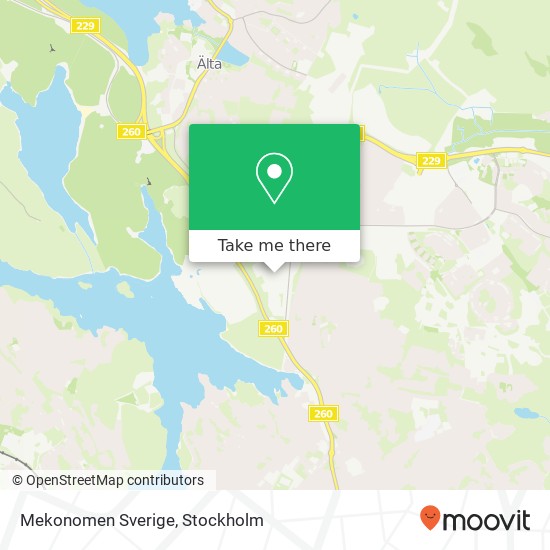 Mekonomen Sverige map