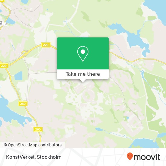 KonstVerket map