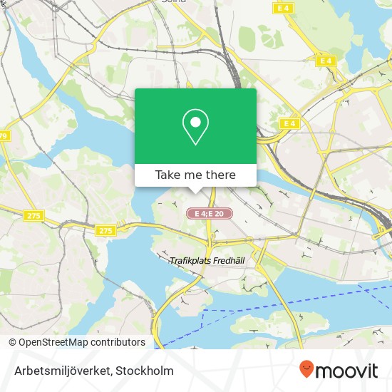 Arbetsmiljöverket map