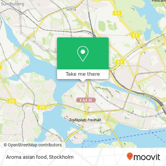 Aroma asian food map