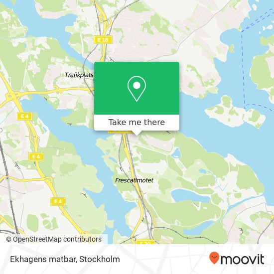 Ekhagens matbar map