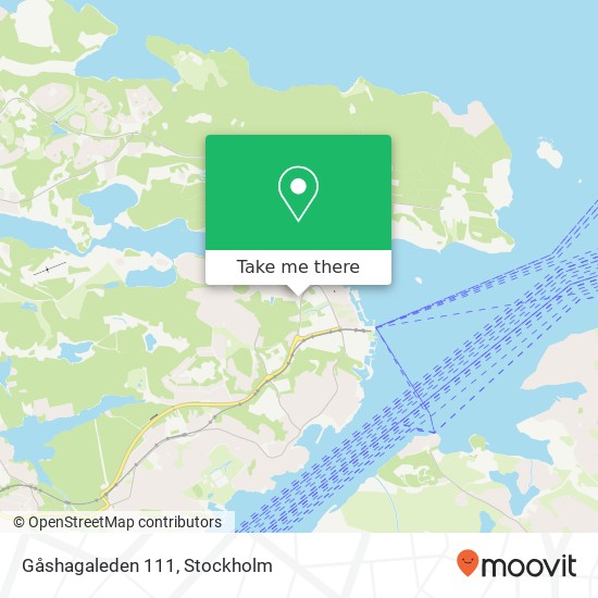 Gåshagaleden 111 map