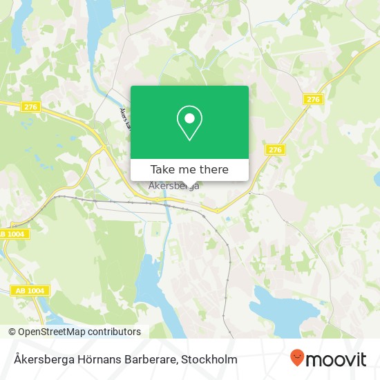 Åkersberga Hörnans Barberare map