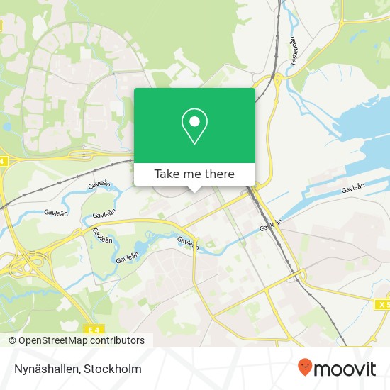 Nynäshallen map