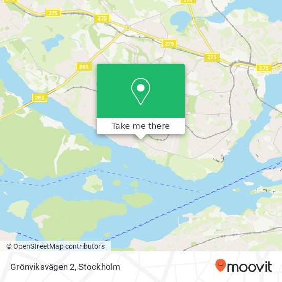 Grönviksvägen 2 map