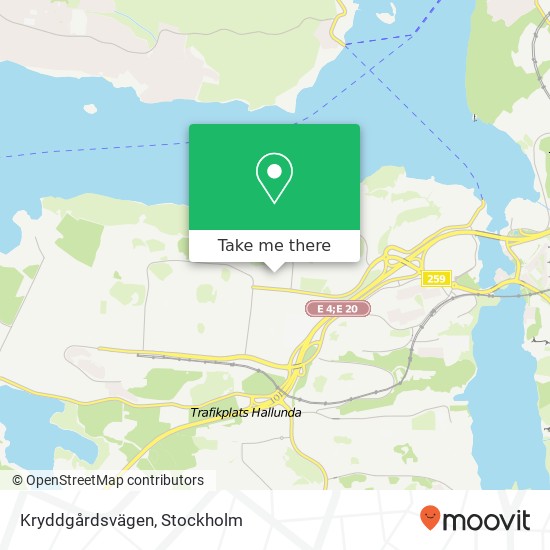 Kryddgårdsvägen map