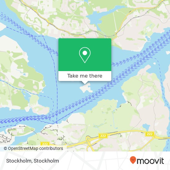 Stockholm map