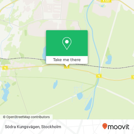 Södra Kungsvägen map