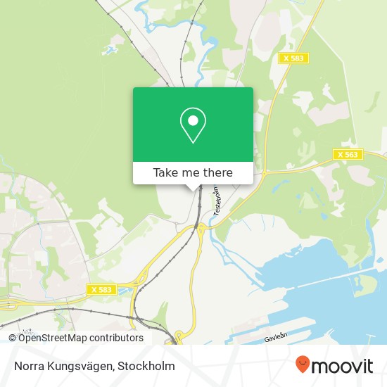 Norra Kungsvägen map