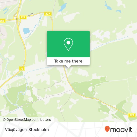 Växjövägen map