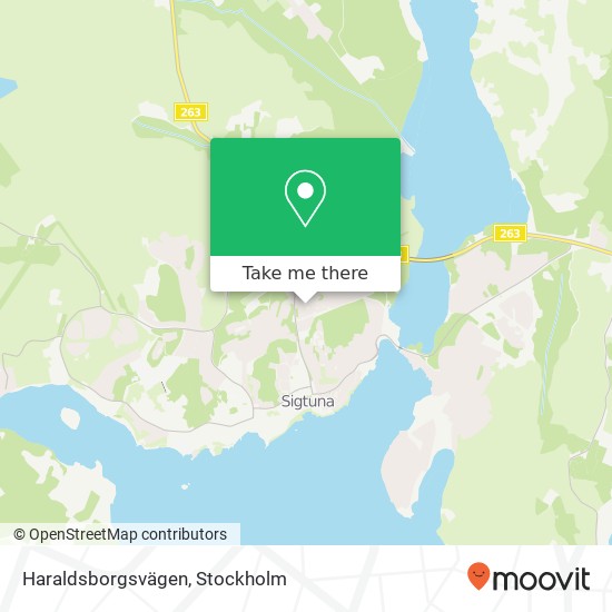 Haraldsborgsvägen map