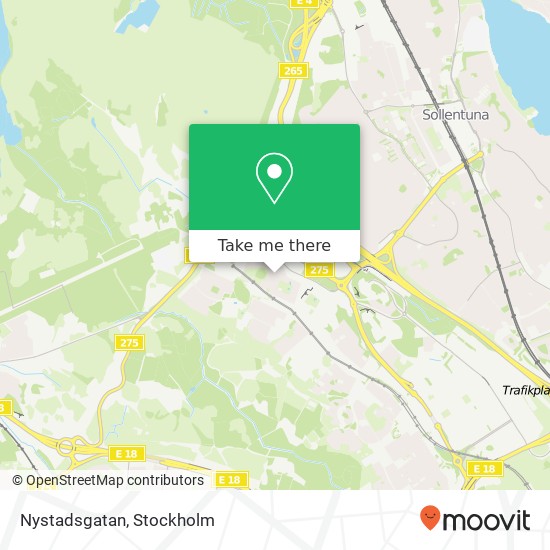 Nystadsgatan map