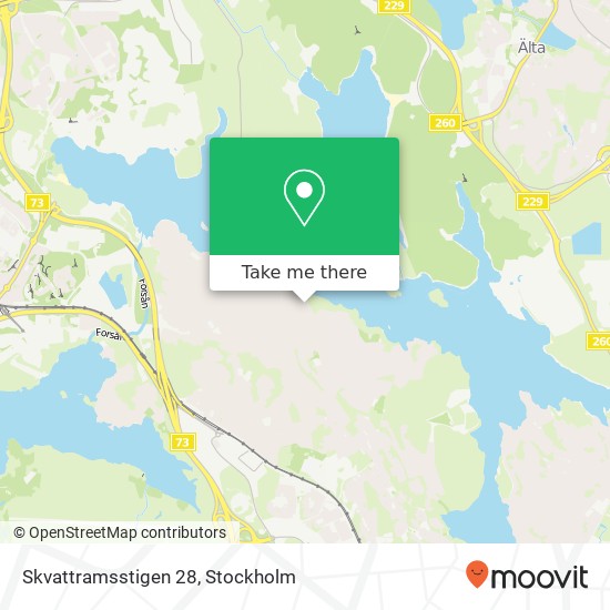 Skvattramsstigen 28 map