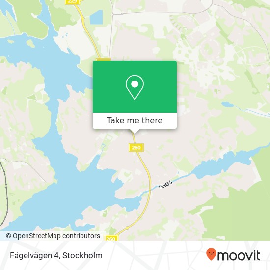 Fågelvägen 4 map