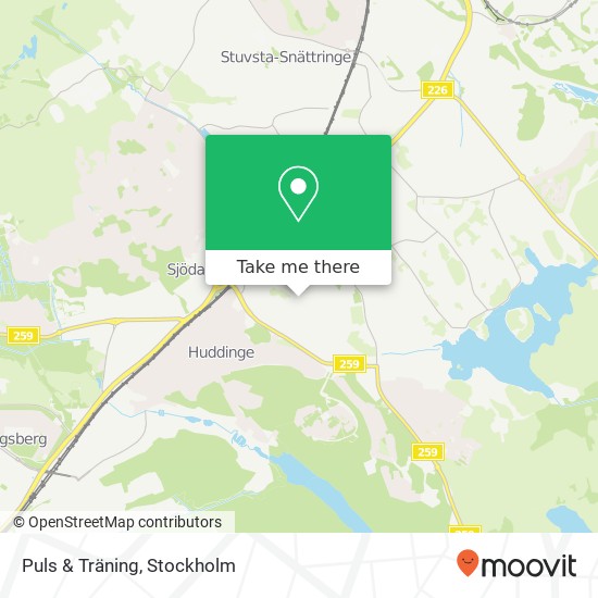 Puls & Träning map