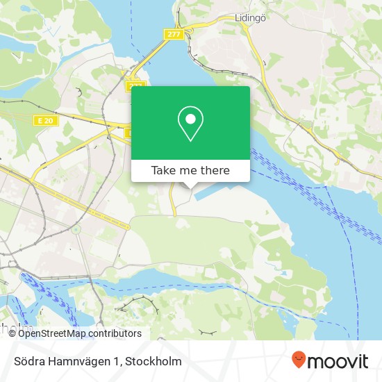 Södra Hamnvägen 1 map