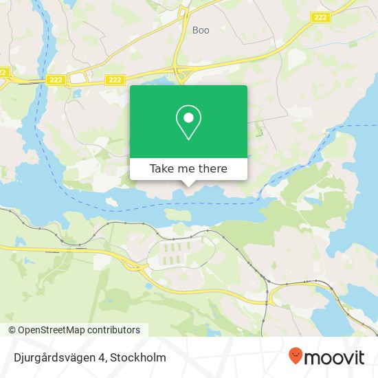 Djurgårdsvägen 4 map