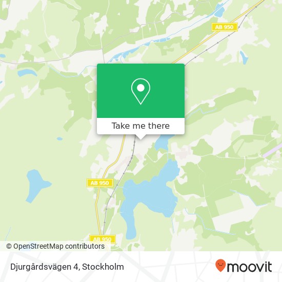 Djurgårdsvägen 4 map