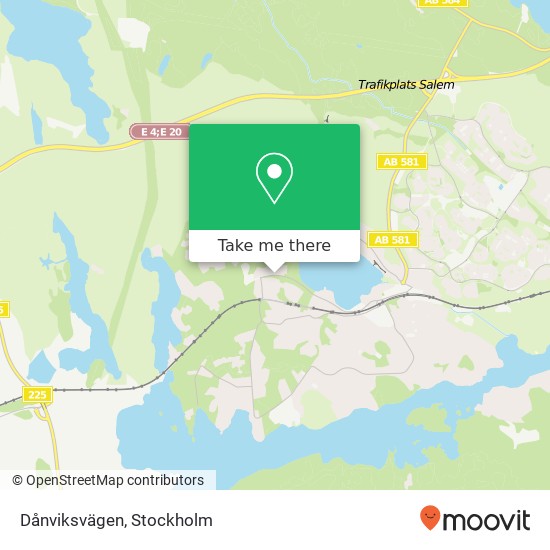 Dånviksvägen map