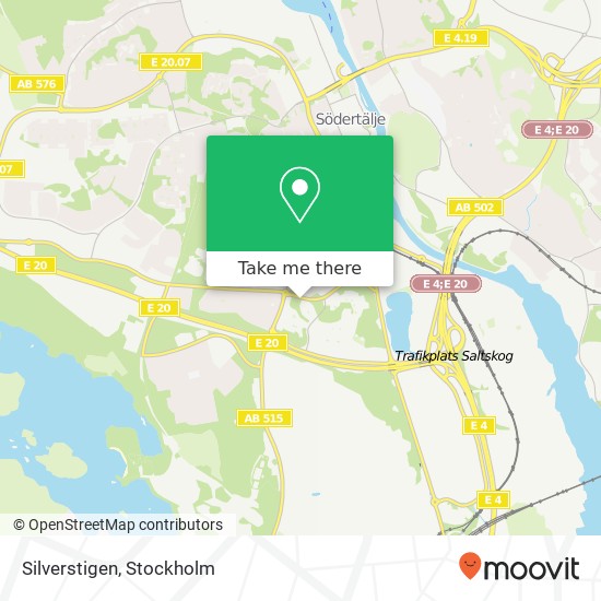 Silverstigen map