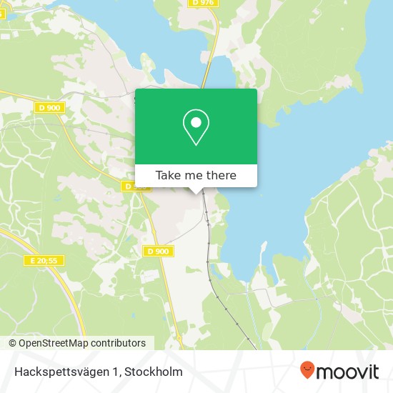 Hackspettsvägen 1 map