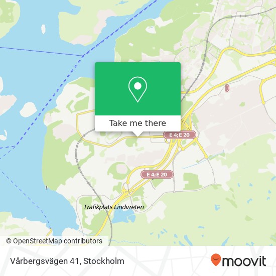 Vårbergsvägen 41 map
