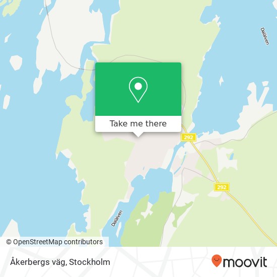 Åkerbergs väg map