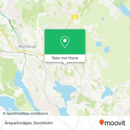 Åreparksvägen map