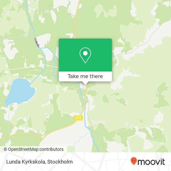 Lunda Kyrkskola map