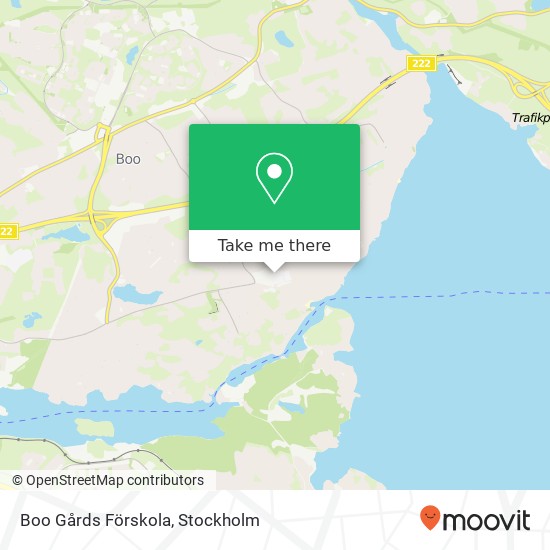 Boo Gårds Förskola map