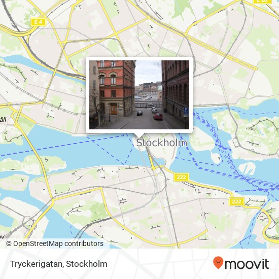 Tryckerigatan map