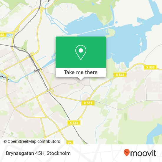 Brynäsgatan 45H map