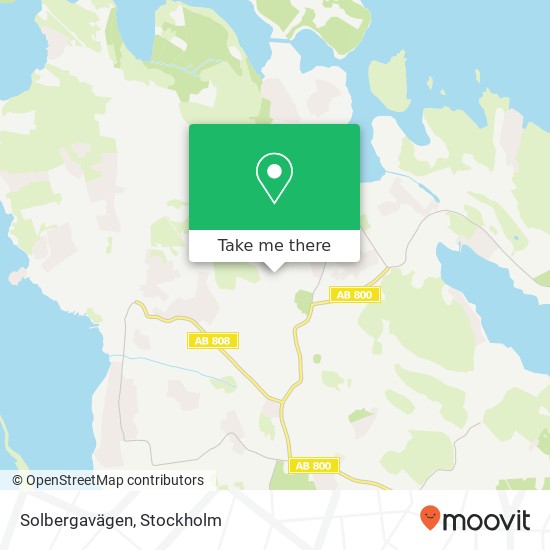 Solbergavägen map