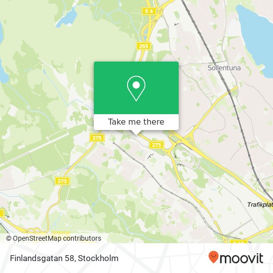 Finlandsgatan 58 map