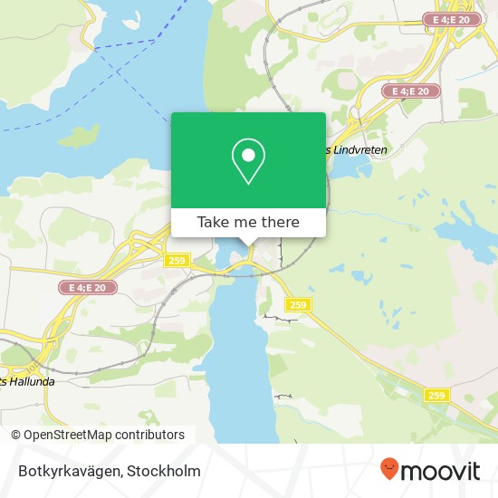 Botkyrkavägen map