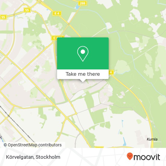 Körvelgatan map