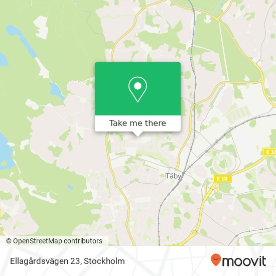 Ellagårdsvägen 23 map