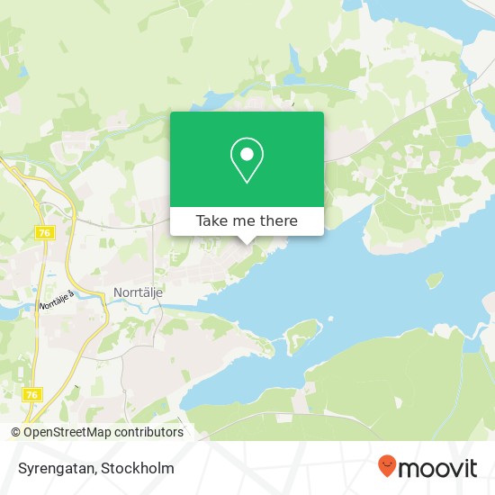 Syrengatan map