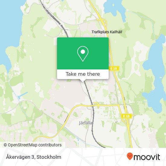 Åkervägen 3 map