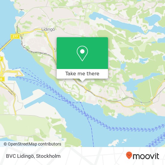 BVC Lidingö map