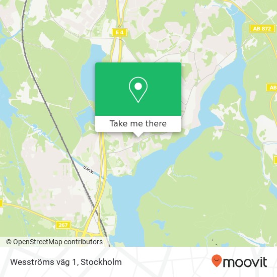 Wesströms väg 1 map